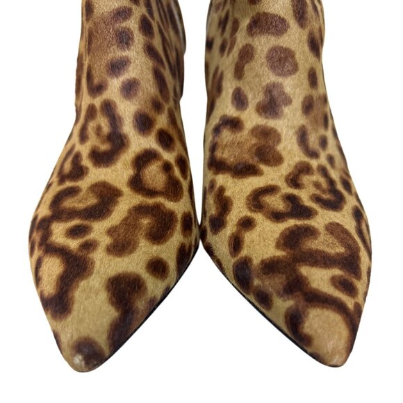 Marc Fisher LTD Ulanily Women’s 7.5 Leopard Print Ankle Booties Pointed Toe - Picture 8 of 11